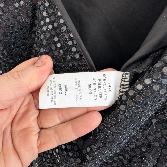 Women's Vintage Cinema Etoile Small Sequin Slip - Picture 4 of 7